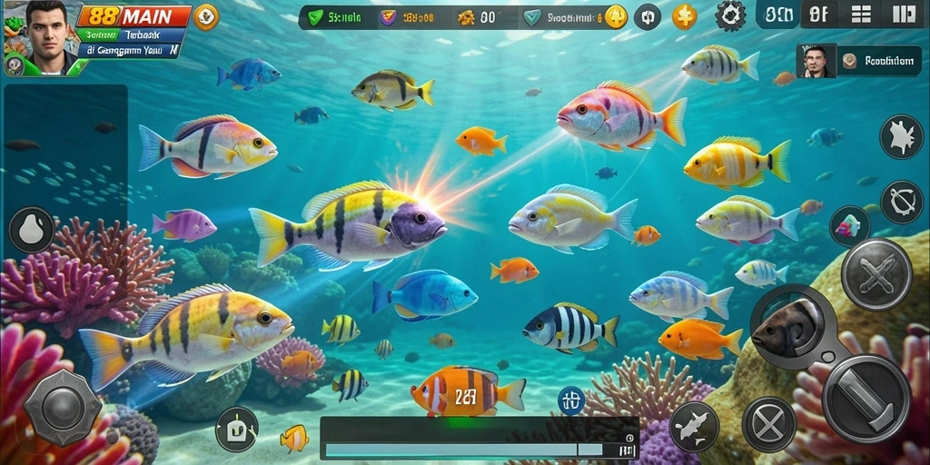 Screenshot gameplay Tembak Ikan yang memukau dan penuh aksi.