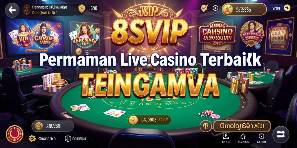 Tampilan gameplay Live Casino yang mendebarkan di 8SVIP.