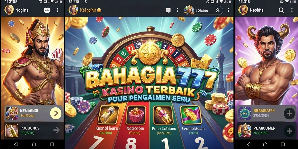Tampilan gameplay BAHAGIA777 yang mengasyikkan dengan grafis berkualitas tinggi.