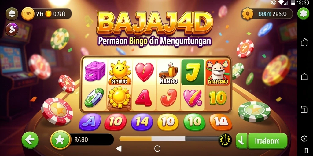 Tampilan gameplay seru saat bermain Bingo di BAJAJ4D.