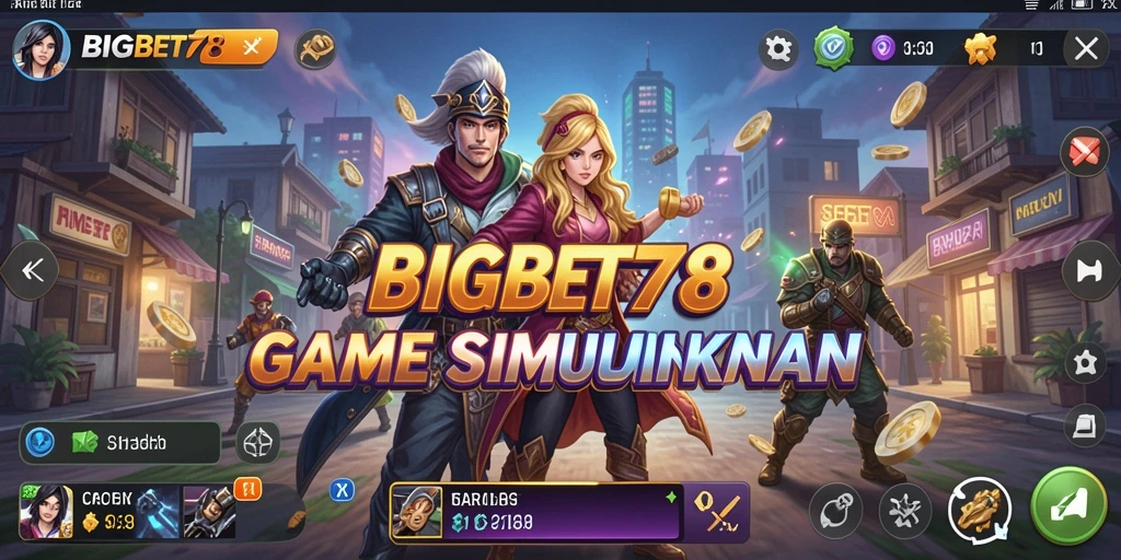 Skrinsut utama BIGBET78 menunjukkan gameplay yang menarik dan seru.