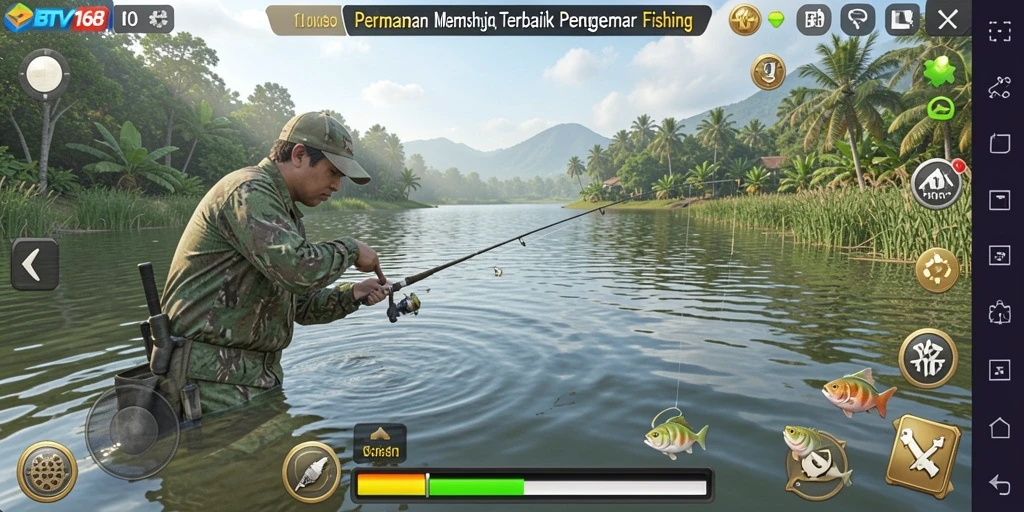 Tangkapan ikan yang mengesankan dalam gameplay BTV168.