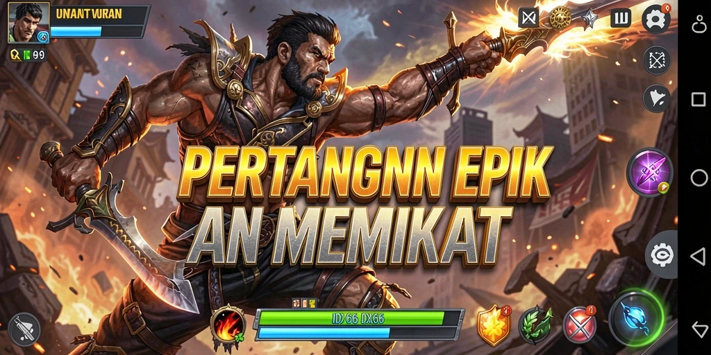 Gameplay menarik dengan pertarungan seru di IDX66.