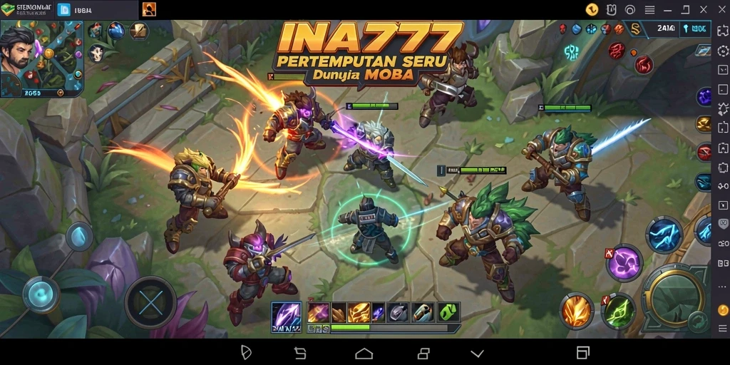 Tampilan gameplay seru dan dinamis dari INA777.
