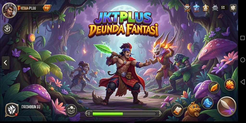 Screenshot JKTPLUS menampilkan momen seru dalam gameplay petualangan.