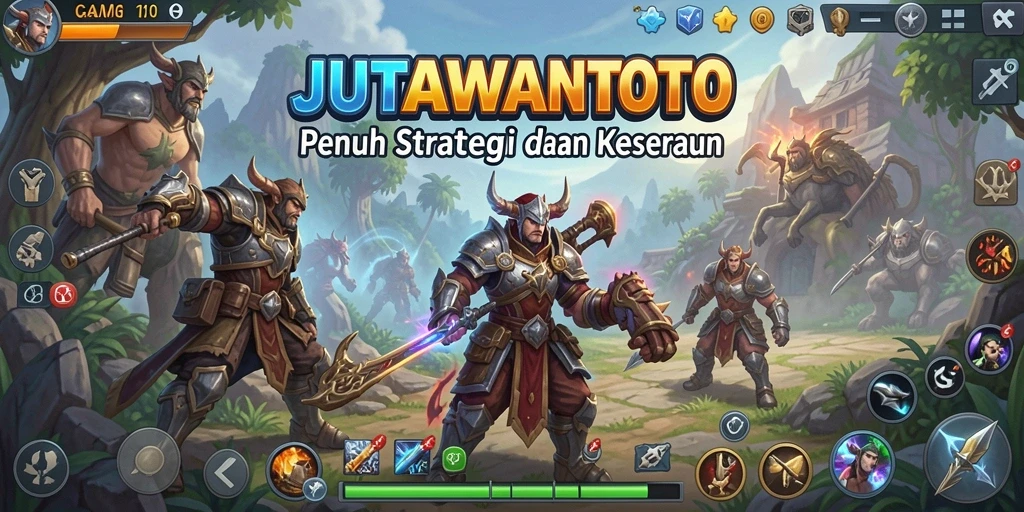 Tampilan menarik gameplay JUTAWANTOTO dengan berbagai aksi seru.
