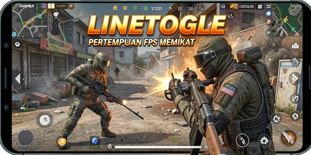 Gameplay intens dari LINETOGEL dengan aksi FPS yang seru.
