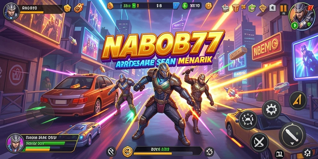 Tampilan menarik dari gameplay NABOB77 yang menantang dan penuh warna.