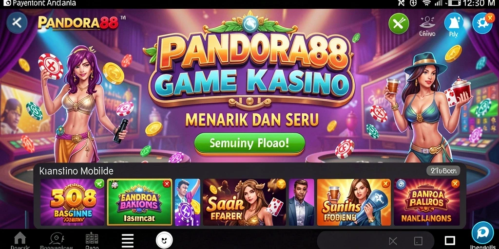Screenshot PANDORA88 menampilkan gameplay Kasino yang seru dan mengasyikkan.