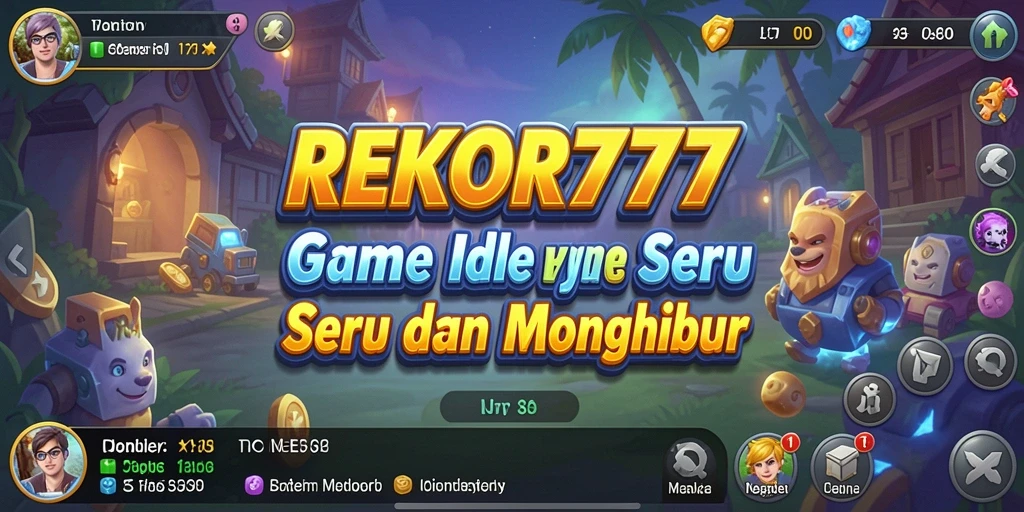 Tampilan gameplay <strong>REKOR777</strong> yang menarik dan penuh warna.