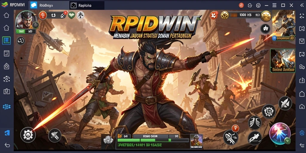 Screenshot RPIDWIN menampilkan tension dan strategi dalam gameplay.