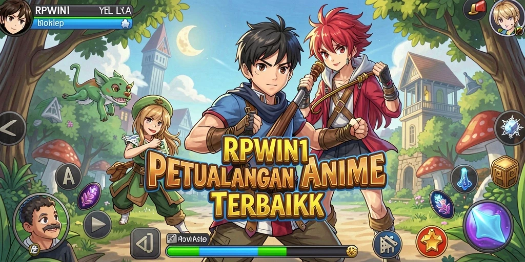 Screenshot menunjukkan karakter-karenya dalam aksi penuh warna dan dinamis.