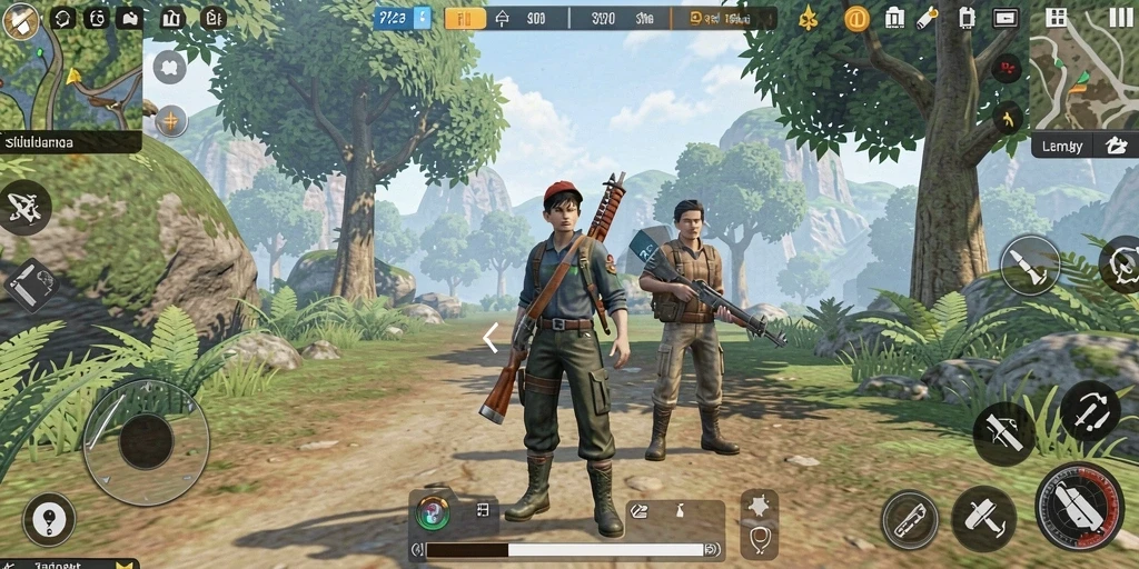 Tangkapan layar menunjukkan aksi seru dalam gameplay SINAR123.