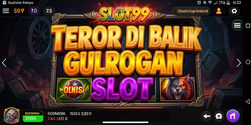 Screenshot gameplay menakutkan dari SLOT99 saat karakter menghadapi hantu.